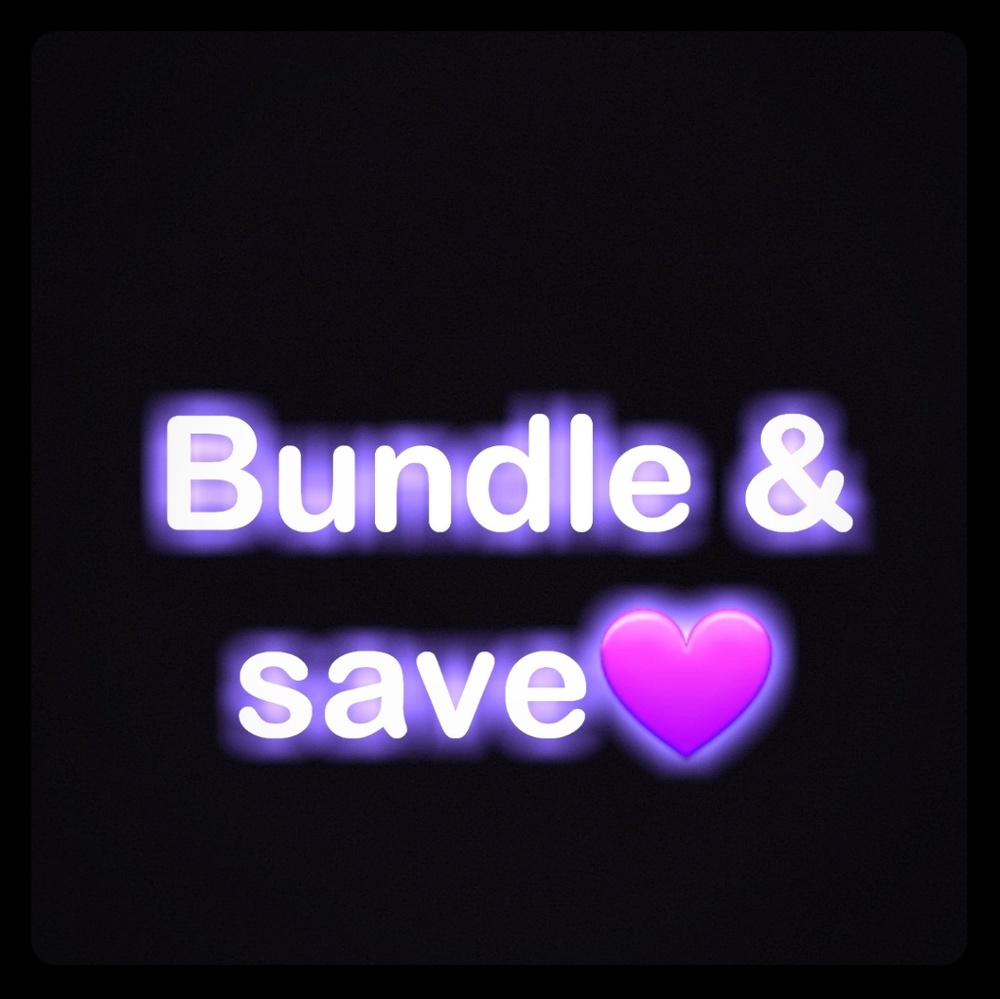 Bundle items & get more of a discount 😉
